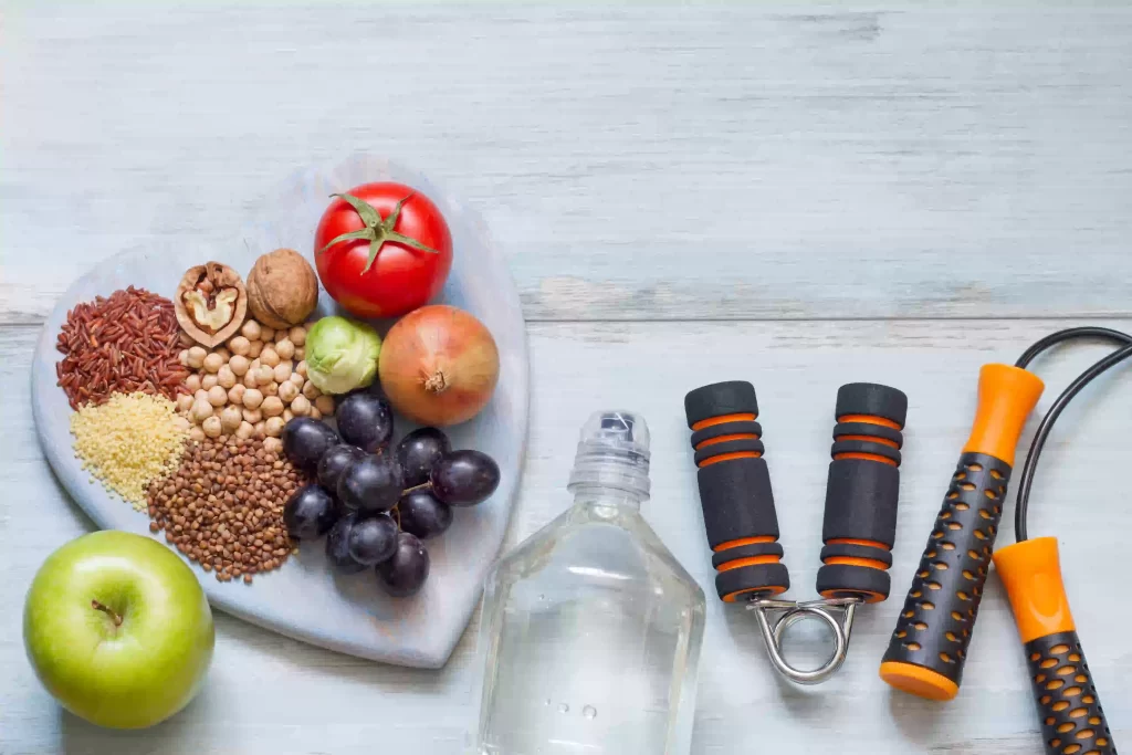 alimentación saludable y actividad fisica